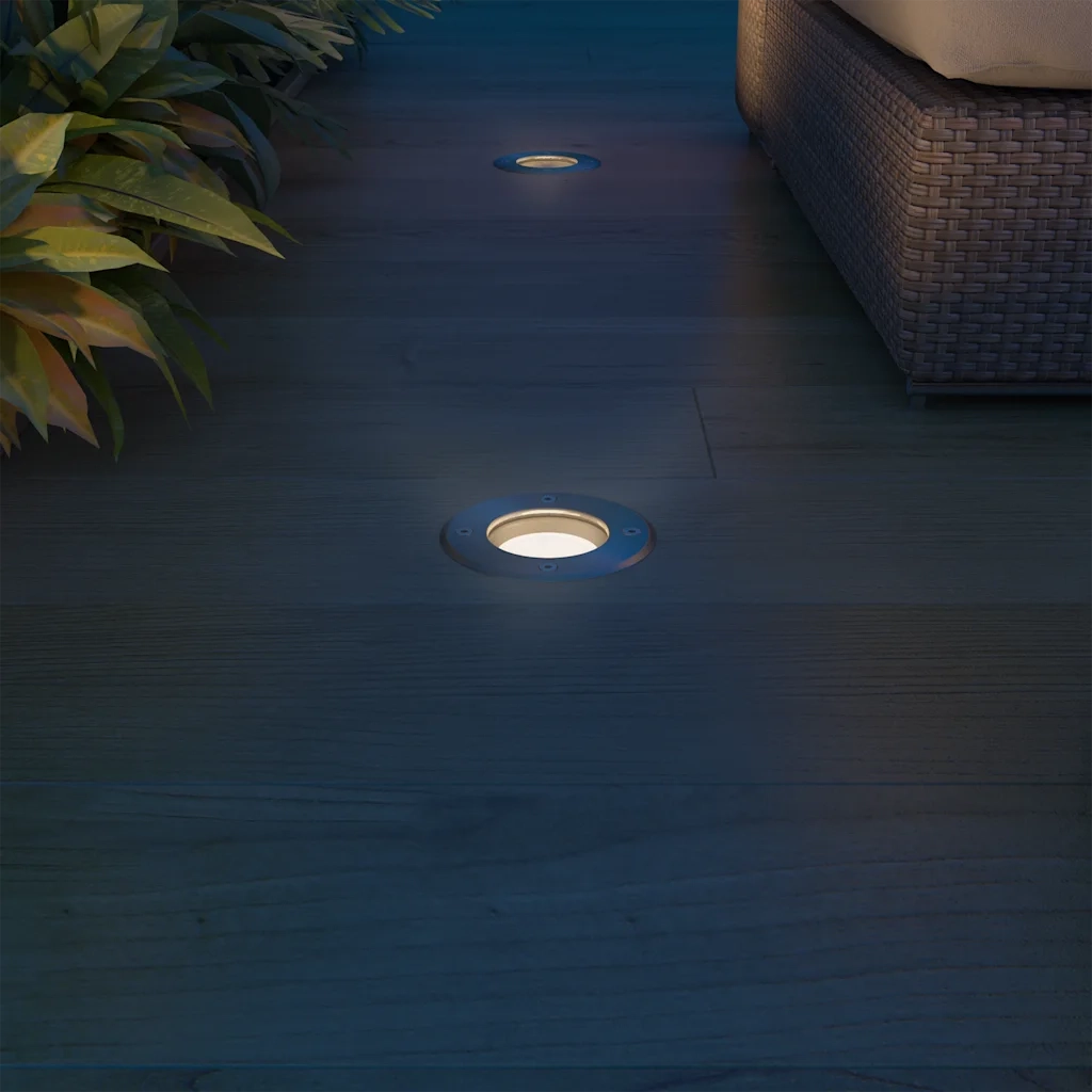 Faretti Carrabili da Esterno a LED 3 pz Rotondi CFW9554317