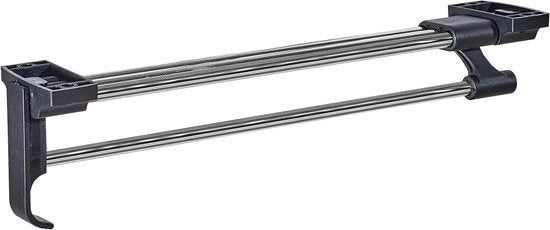 Hanger per stang retrattile - 40 cm retrattile - sostegno per pantaloni per stang per abbigliamento - accessori per armadi