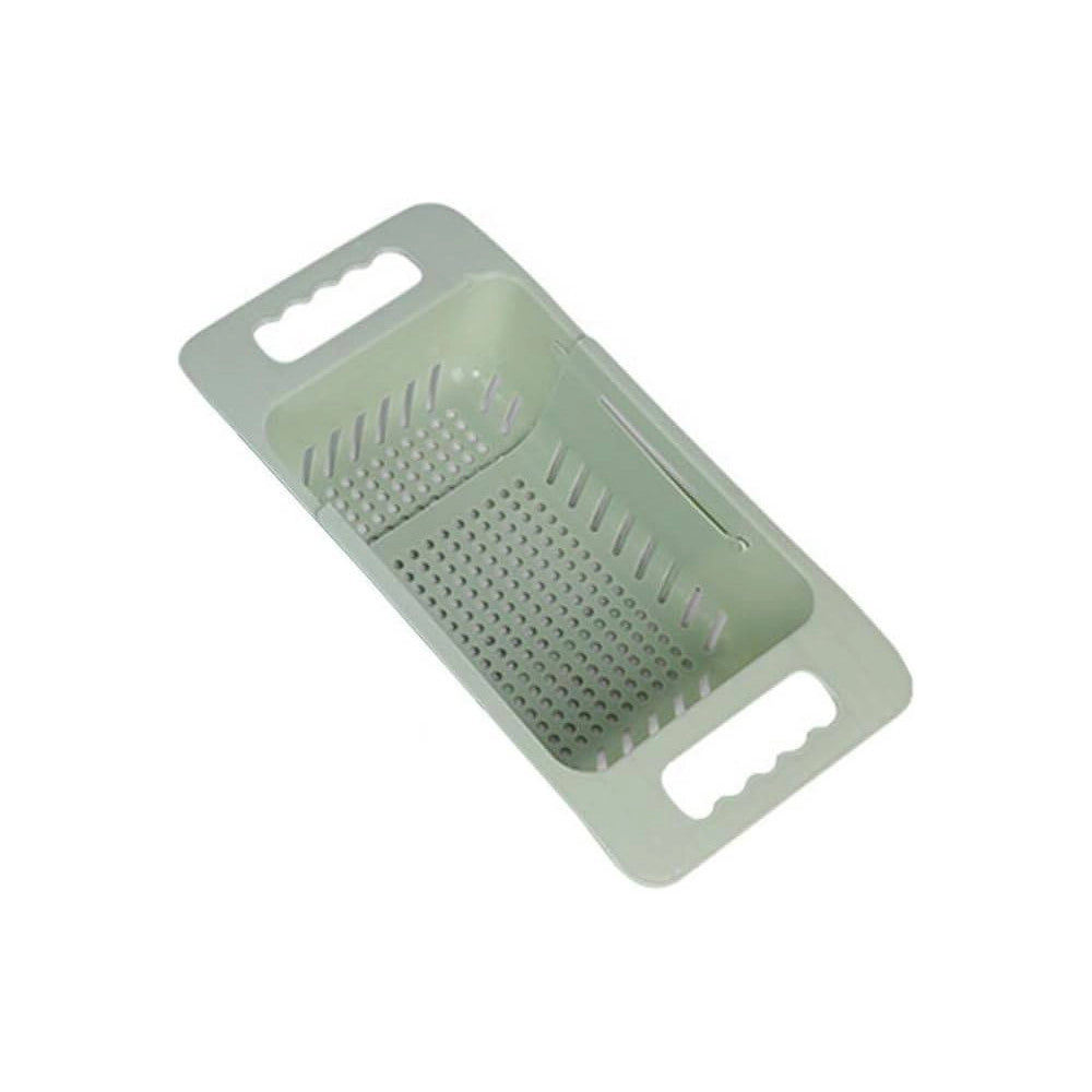 Trade Shop - Scolatutto Allungabile Regolabile Scola Piatti Gocciolatoio Accessorio Da Cucina -