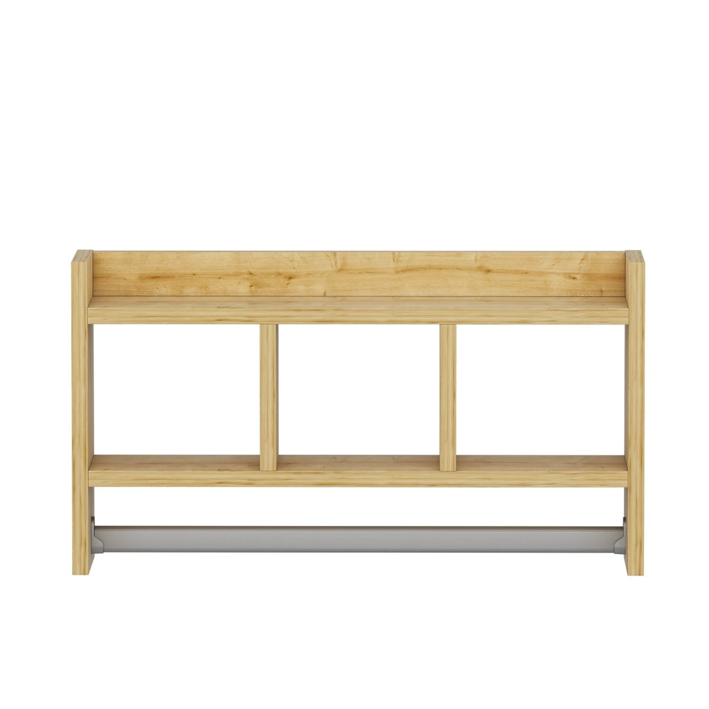 Mensola da parete in legno "Asya" - 63 x 14 x 35 cm - Beige