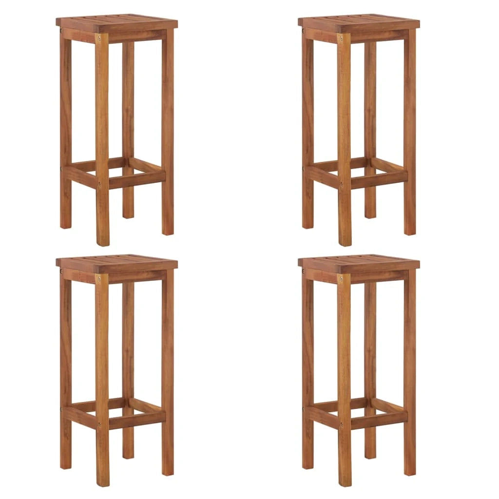 Set da pranzo da giardino 5 pezzi mobili da esterno legno massello di acacia 02_0013750