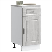 vidaXL Base da Cucina Porto Grigio Sonoma in Legno Multistrato