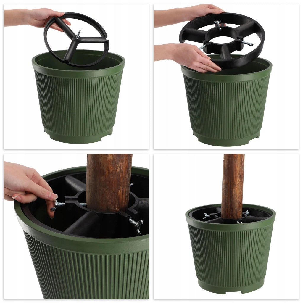 Supporto per albero di Natale KADAX, supporto grande per albero, 2,5 m