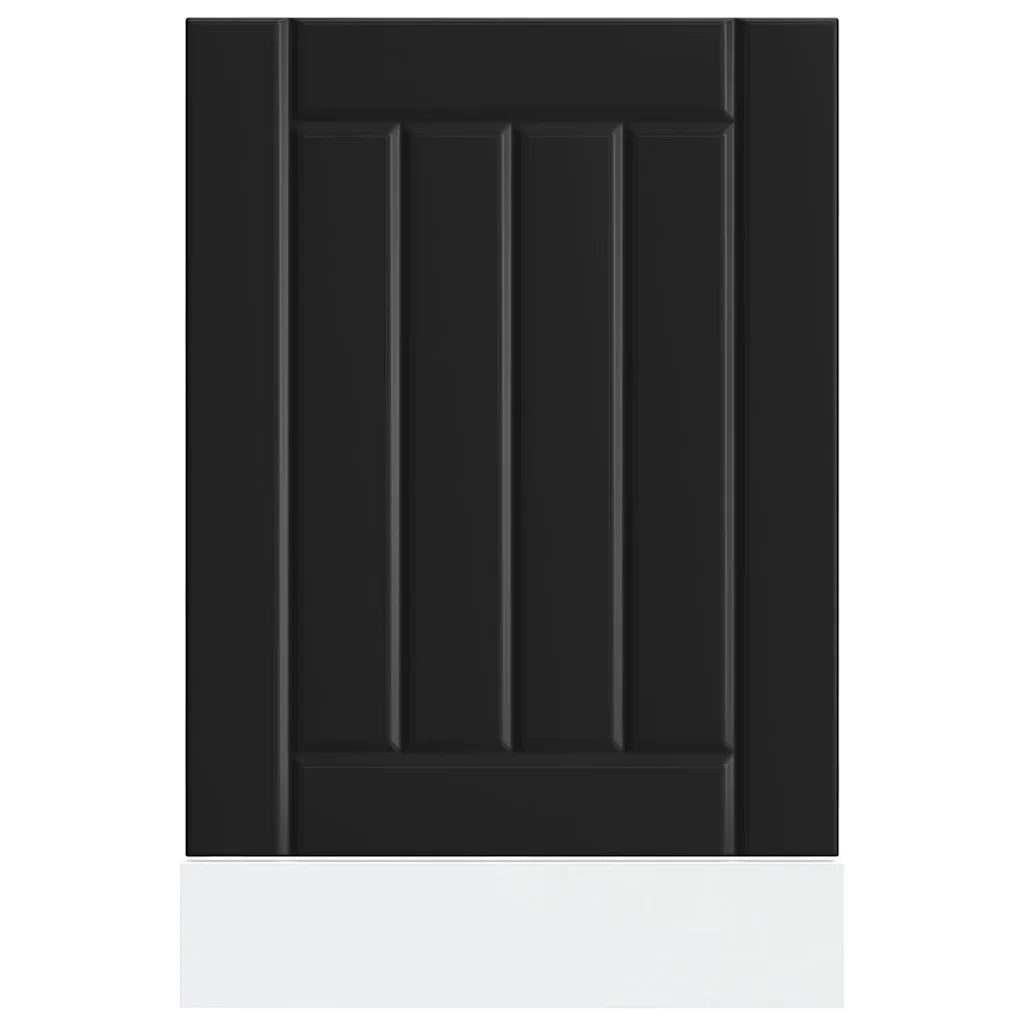 Pannello Lavastoviglie Lucca Nero in Legno Multistrato 853888