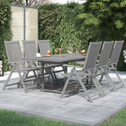 Set da Pranzo per Giardino 7 pz in Legno Massello di Acacia 3079648