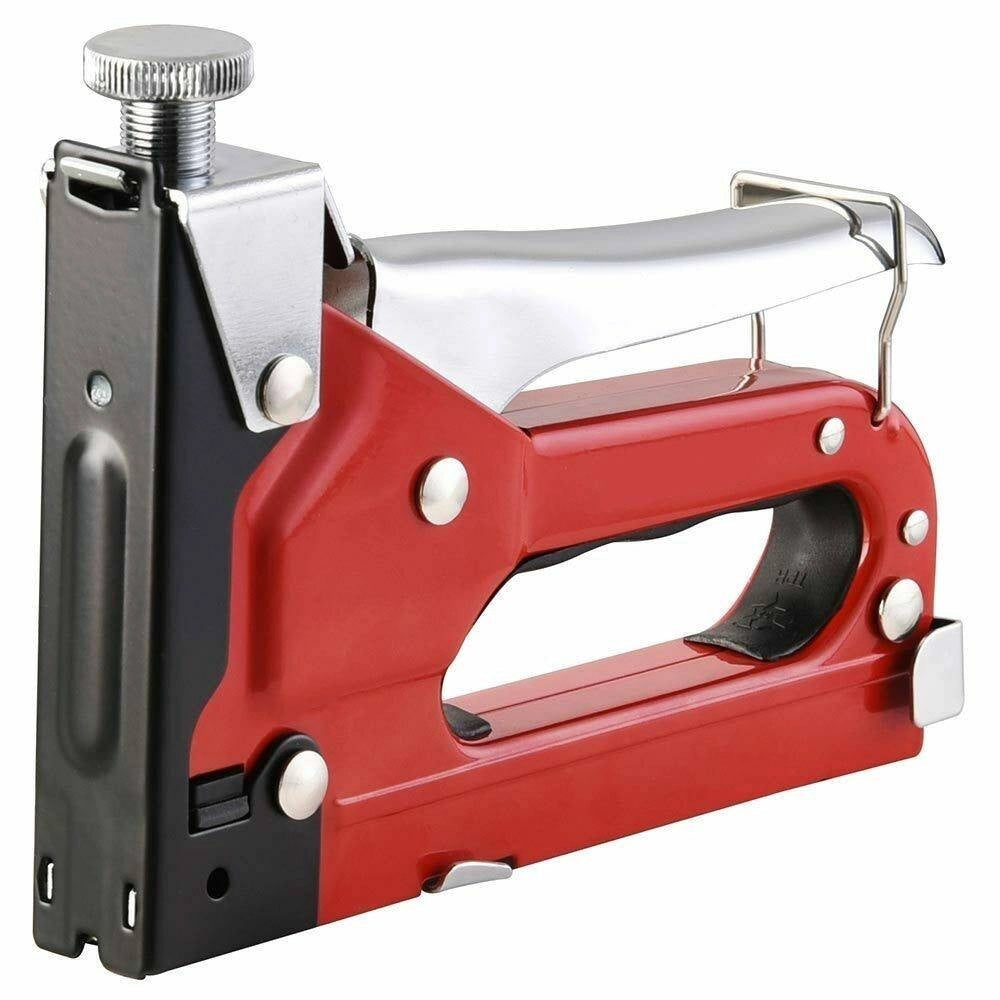 Trade Shop - Graffettatrice Chiodatrice Manuale Sparapunti Sparachiodi Spillatrice Acciaio -