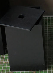 Cestino Porta Rifiuti Con Coperchio 20X20X30 - Antonio Lupi
