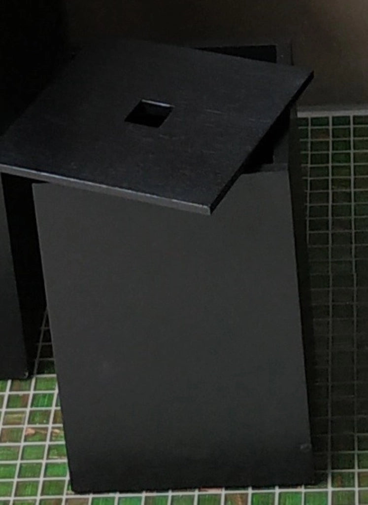 Cestino Porta Rifiuti Con Coperchio 20X20X30 - Antonio Lupi