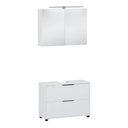Vicco Set di mobili da bagno Bianco 2 parti