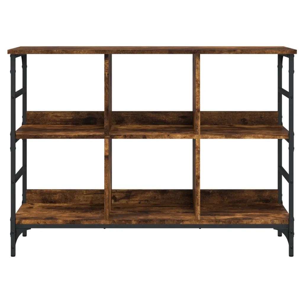 Credenza Rovere Fumo 102x32x73,5 cm in Legno Multistrato 837724