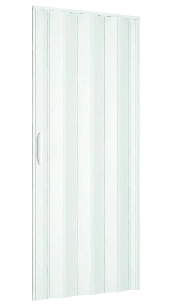 Porta soffietto da Interno 83x210cm in pvc bianco pastello