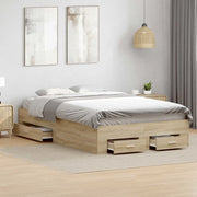 Struttura del letto Marrone 120 x 200 cm Legno multistrato 3345114