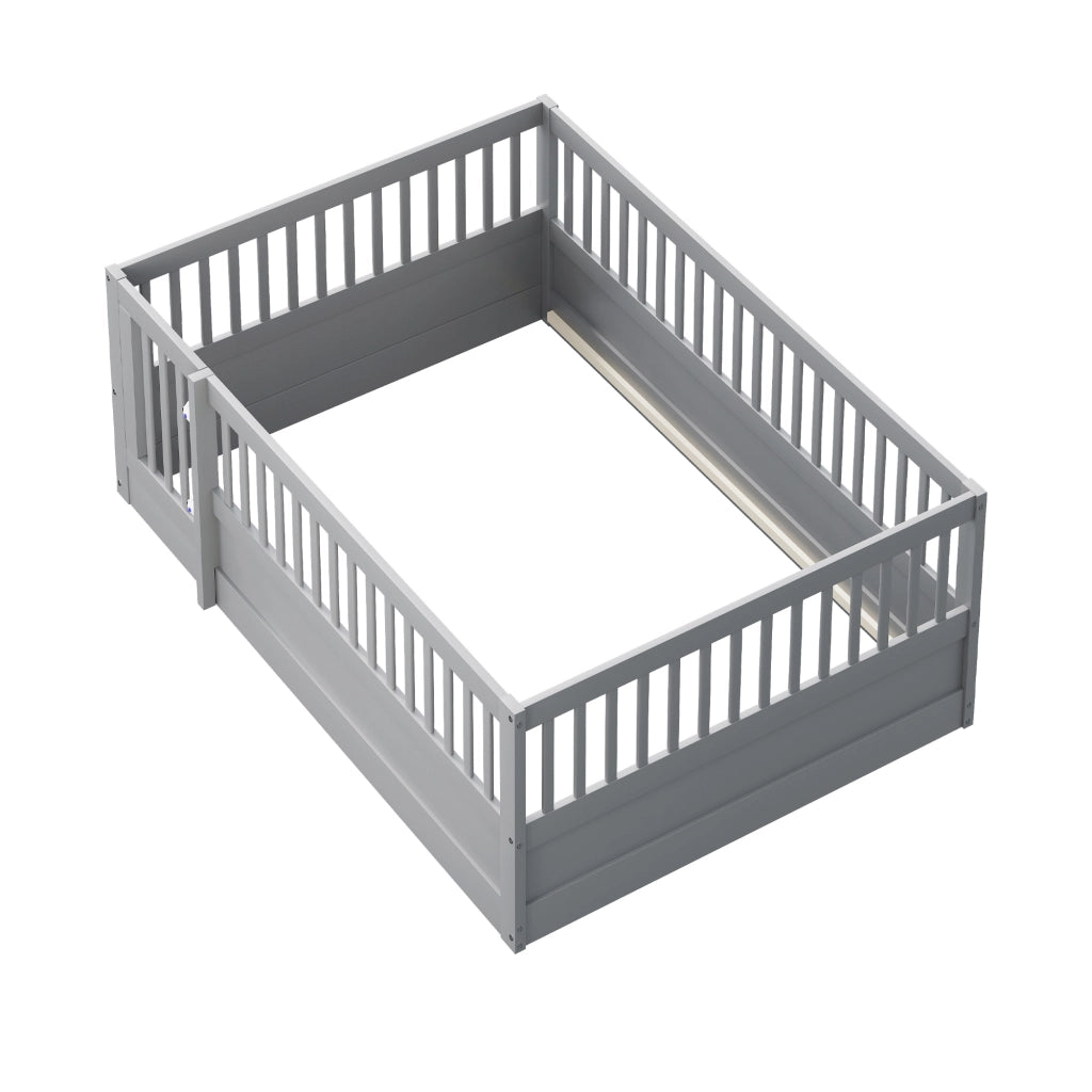 Letto per bambini - Xylo - 140x200 - Grigio