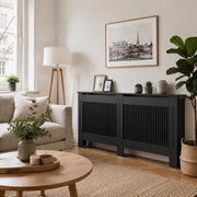 Radiator Cover, White, 172x19x81.5 Cm, MDF