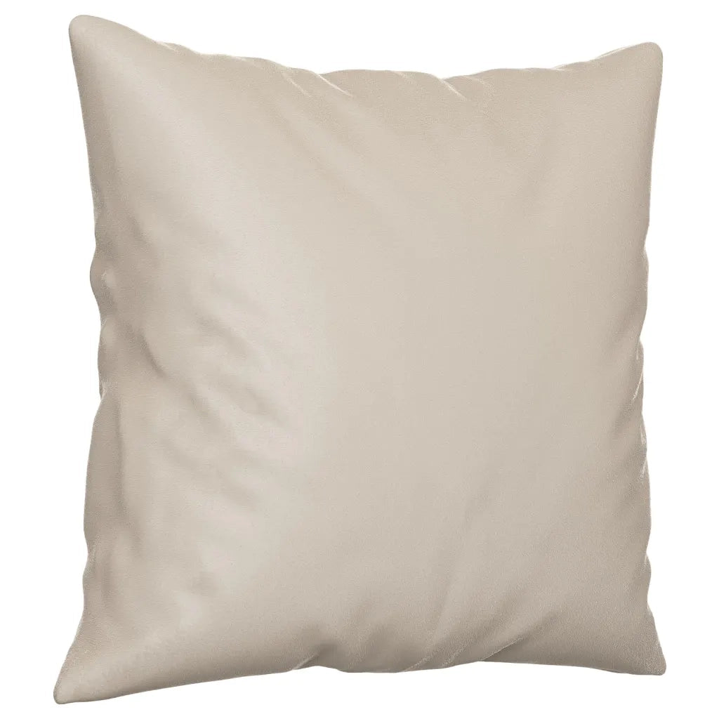 Cuscini Decorativi 2 pz crema 40x40 cm in Tessuto Microfibra 349499