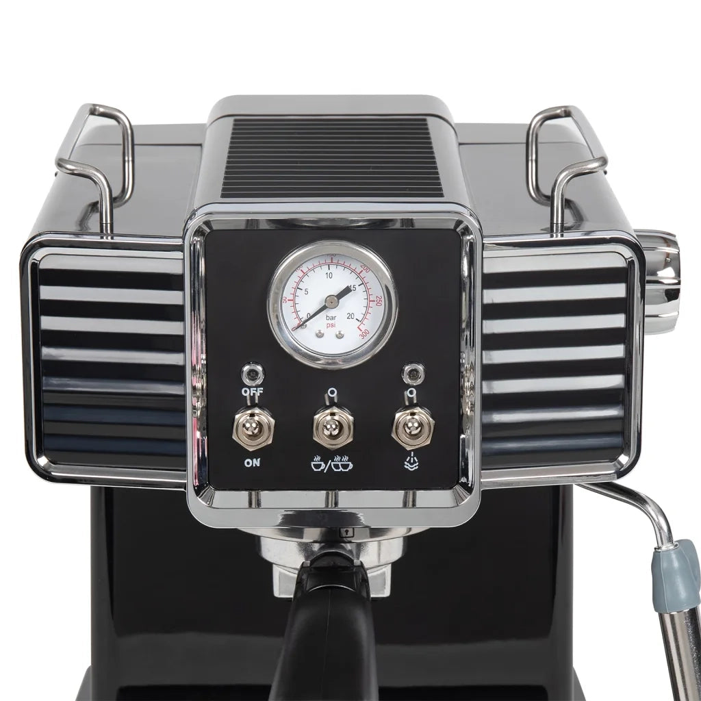 Livoo Macchina per Caffè Espresso con Montalatte 1,5 L 1350 W Nera 443489