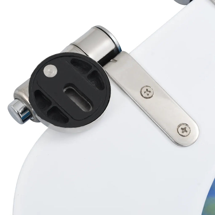 Copriwater 2 pz con Chiusura Ammortizzata in MDF Design Delfini 276998