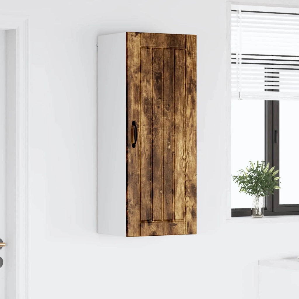 Armadietto a muro LUCCA Rovere Fumo 40 x 31 x 100 cm