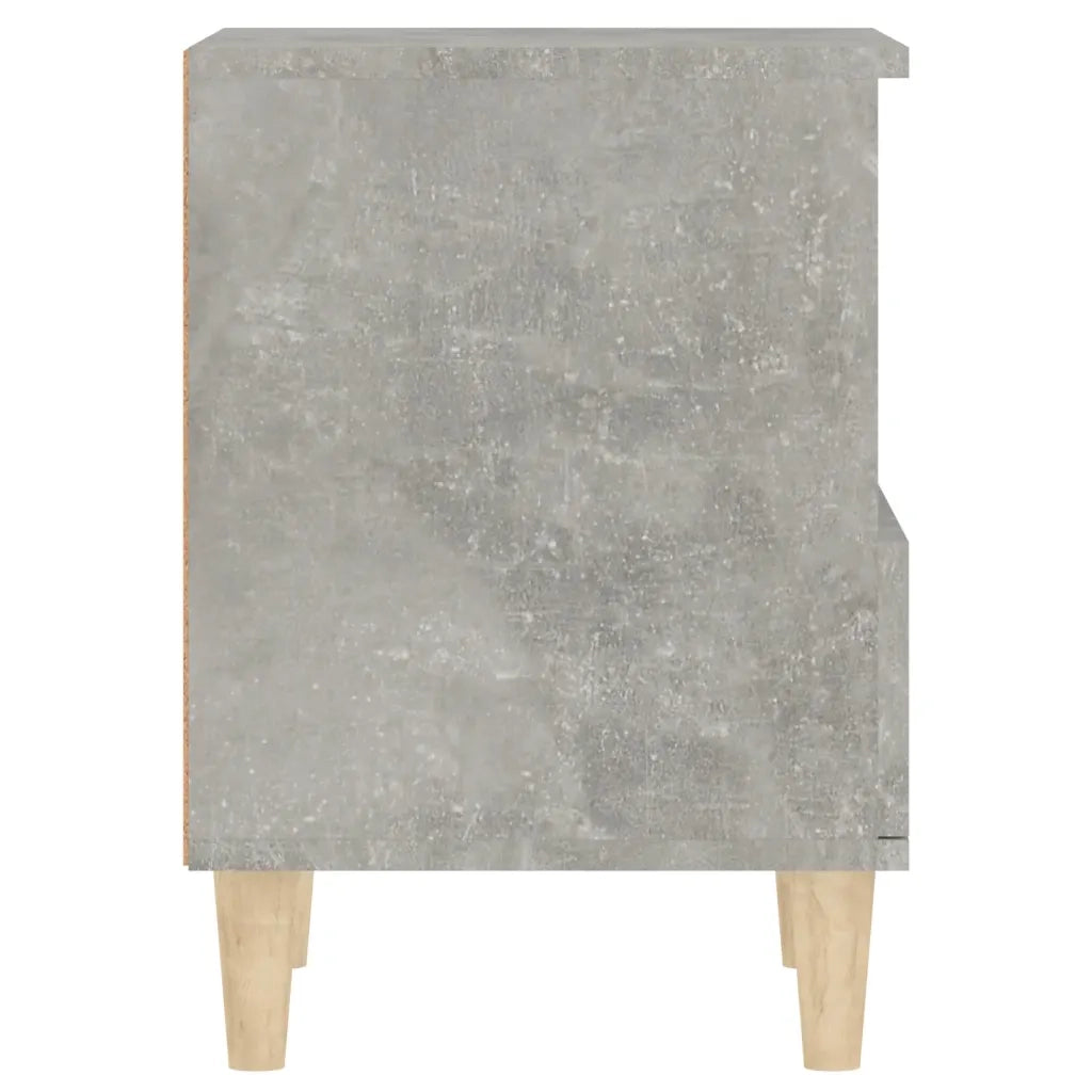 Comodini 2 pz-Set di 2 Tavolino da notte Grigio Cemento 40x35x50 cm 558940