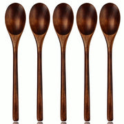 Set di 5 Spatole in Legno Giapponese - Legno Naturale - Multifunzionale