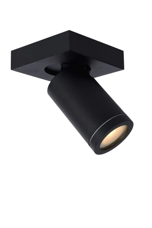 Spot soffitto Lucide Taylor nero GU10 5W 2200-3000K
