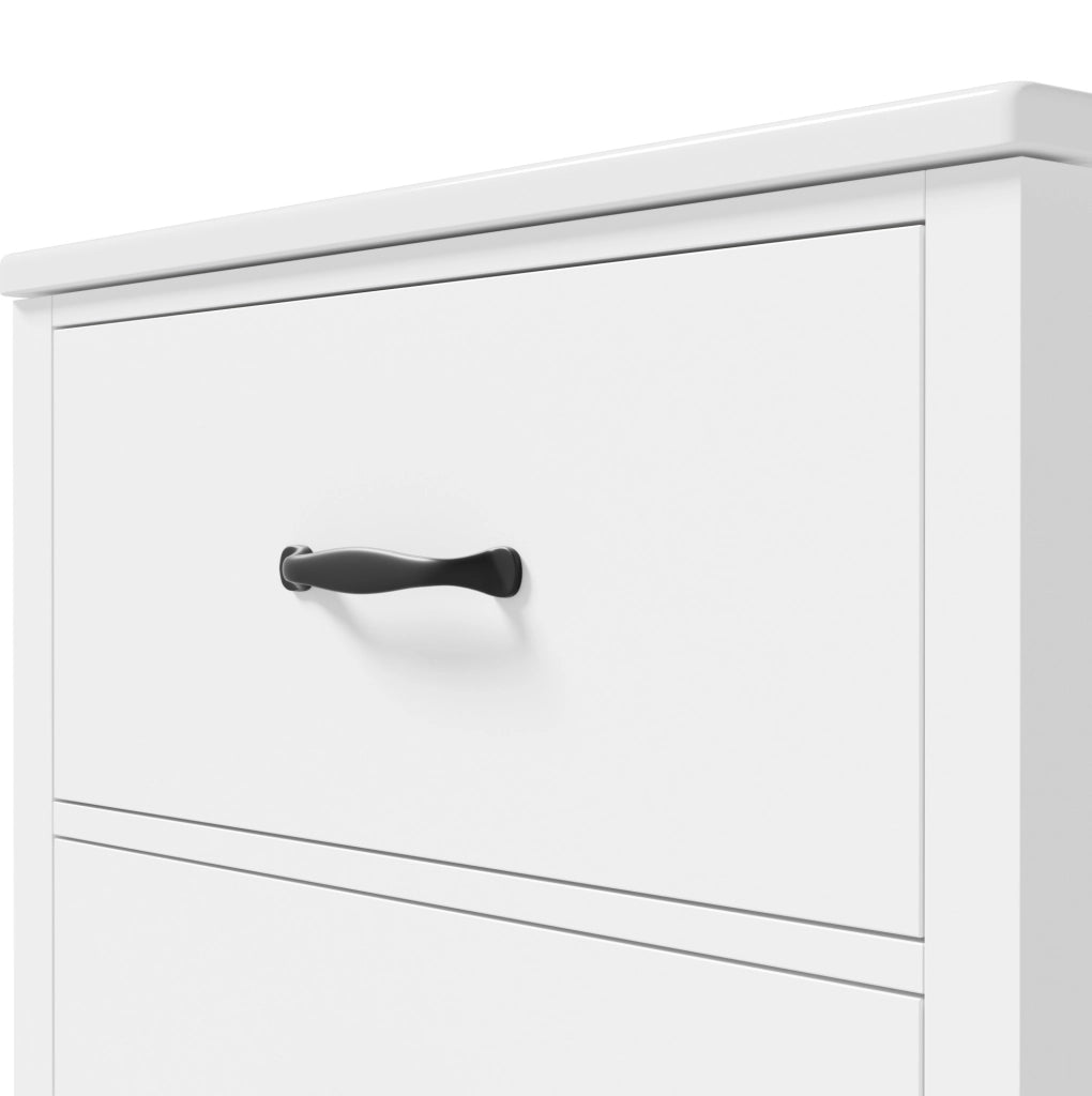 Mobile bagno ULEVR 61x47x83 cm con lavabo in ceramica e 3 cassetti, bianco