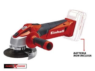 SMERIGLIATRICE ANGOLARE A BATTERIA 18VOLT (TCAG 18/115 LI)    EINHELL