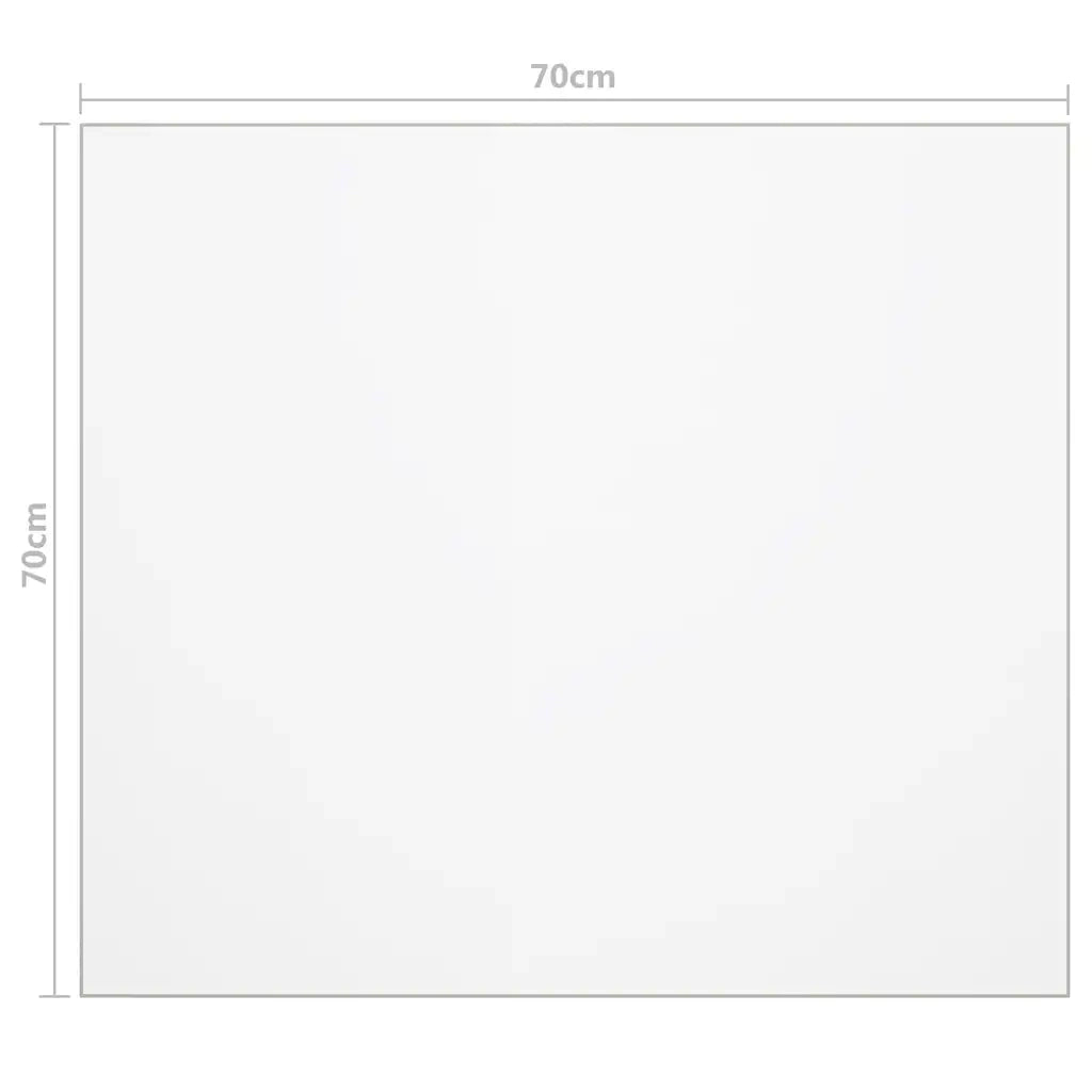 Protezione Tavolo Trasparente 70x70 cm 1,6 mm PVC 288273