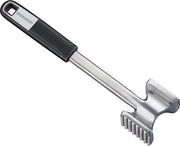 Vanga da carne in alluminio da 26 cm con manico antiscivolo - due superfici da battitura