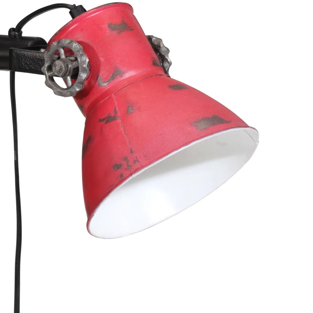 Lampada da Terra 25 W Rosso Anticato 25x25x90/140 cm E27 CFW3447930