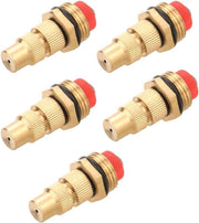 Sproeikop 5 in 1 regolabile, irrigatore con boccola in ottone, adatto per l'irrigazione dei prati in giardino