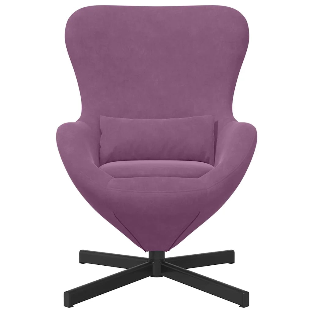 Poltrona uovo Viola 63 x 73 x 90 cm Velluto 42002767