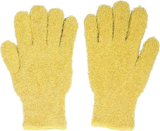 Asciugamano per auto - asciugamano per auto con microfibra ultradolce - per pulire l'auto - giallo.