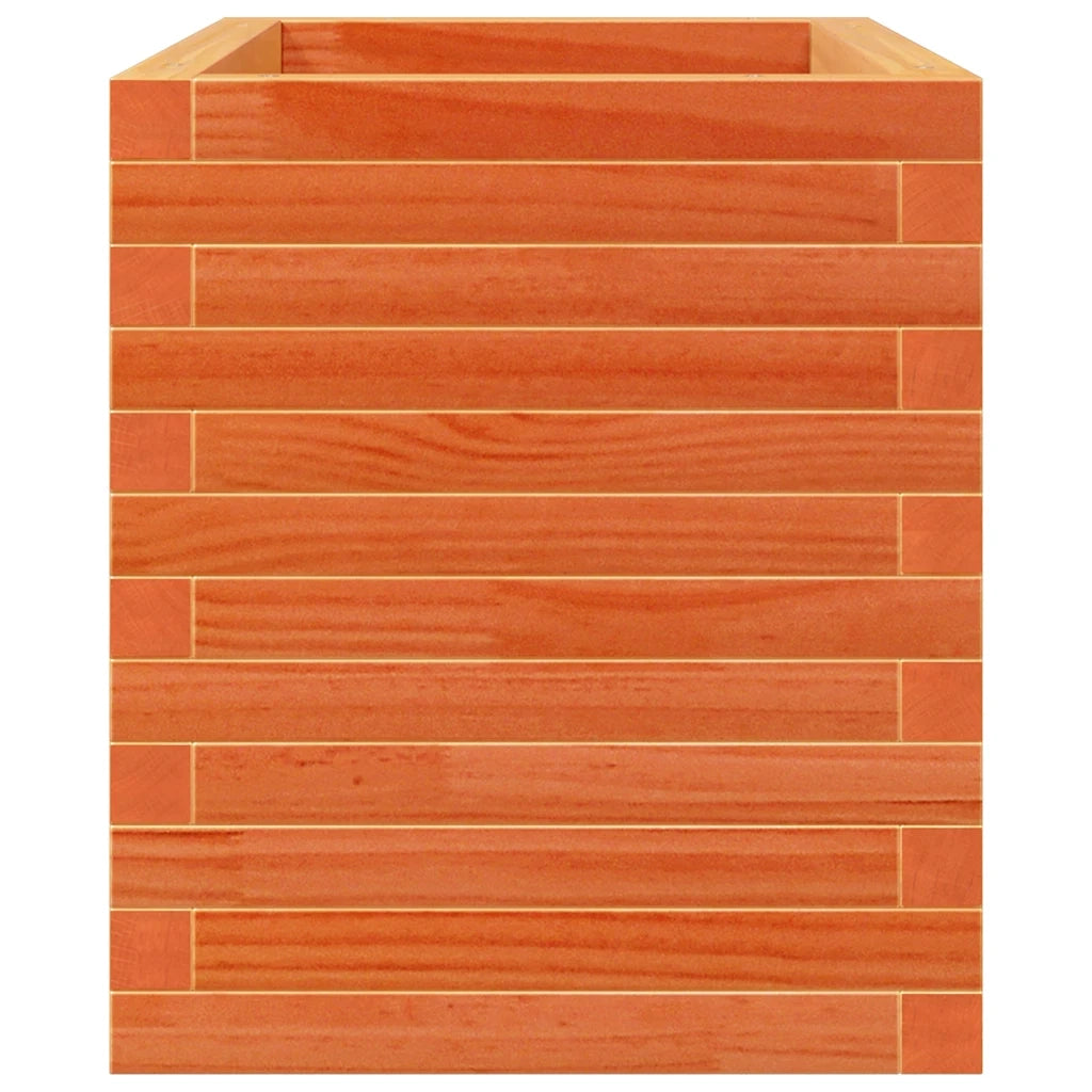 Fioriera Giardino Marrone Cera 70x40x45,5cm Legno Massello Pino 847265