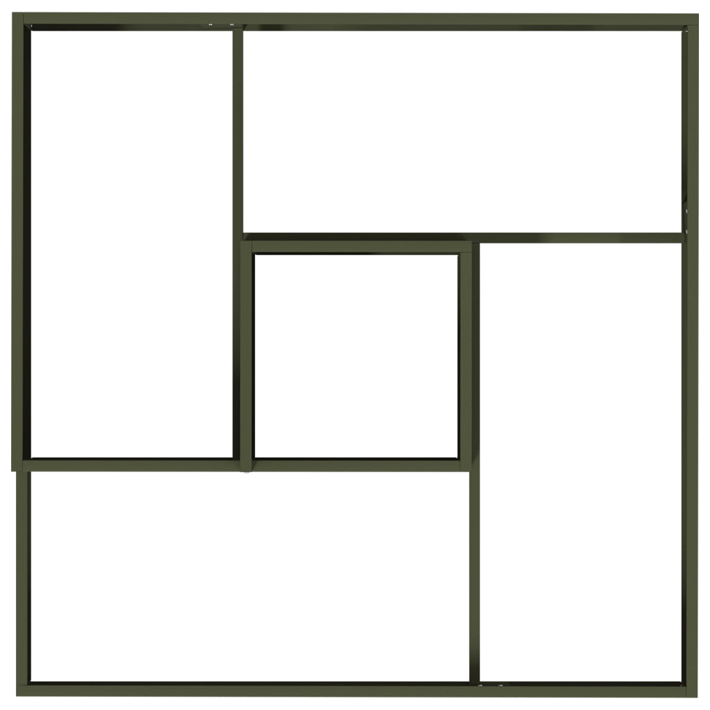 Fioriere Verde oliva Metallo Lunghezza 100 cm Fioriere