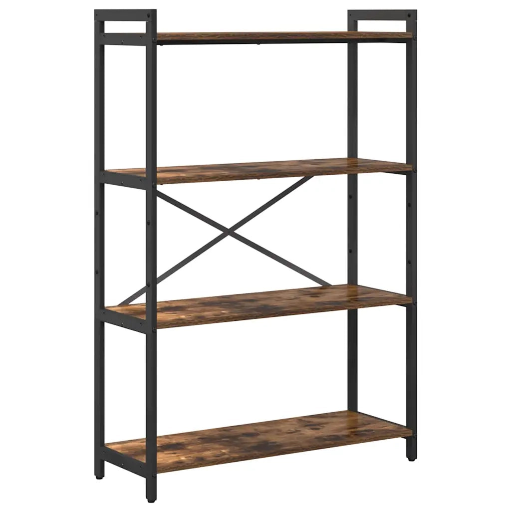 Libreria Rovere fumé 80 x 30 x 120 cm Legno multistrato 868421