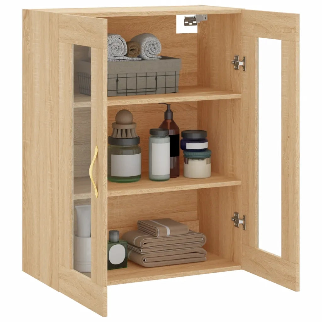 Mobile a Parete Rovere Sonoma 69,5x34x90 cm 828463