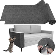 Pacco da 2 pezzi di tappeto autoadesivo per gatti, 30x100cm, tappeto autoadesivo per gatti grigio, tappeto autoadesivo per gatti riciclabile, tappeto per gatti da montare, per gatto in piedi, maniglia in legno, torre per gatti