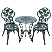 Set Bistrot 2 Posti per Esterno ¨C Zephmum ¨C Antracite Gussaluminium