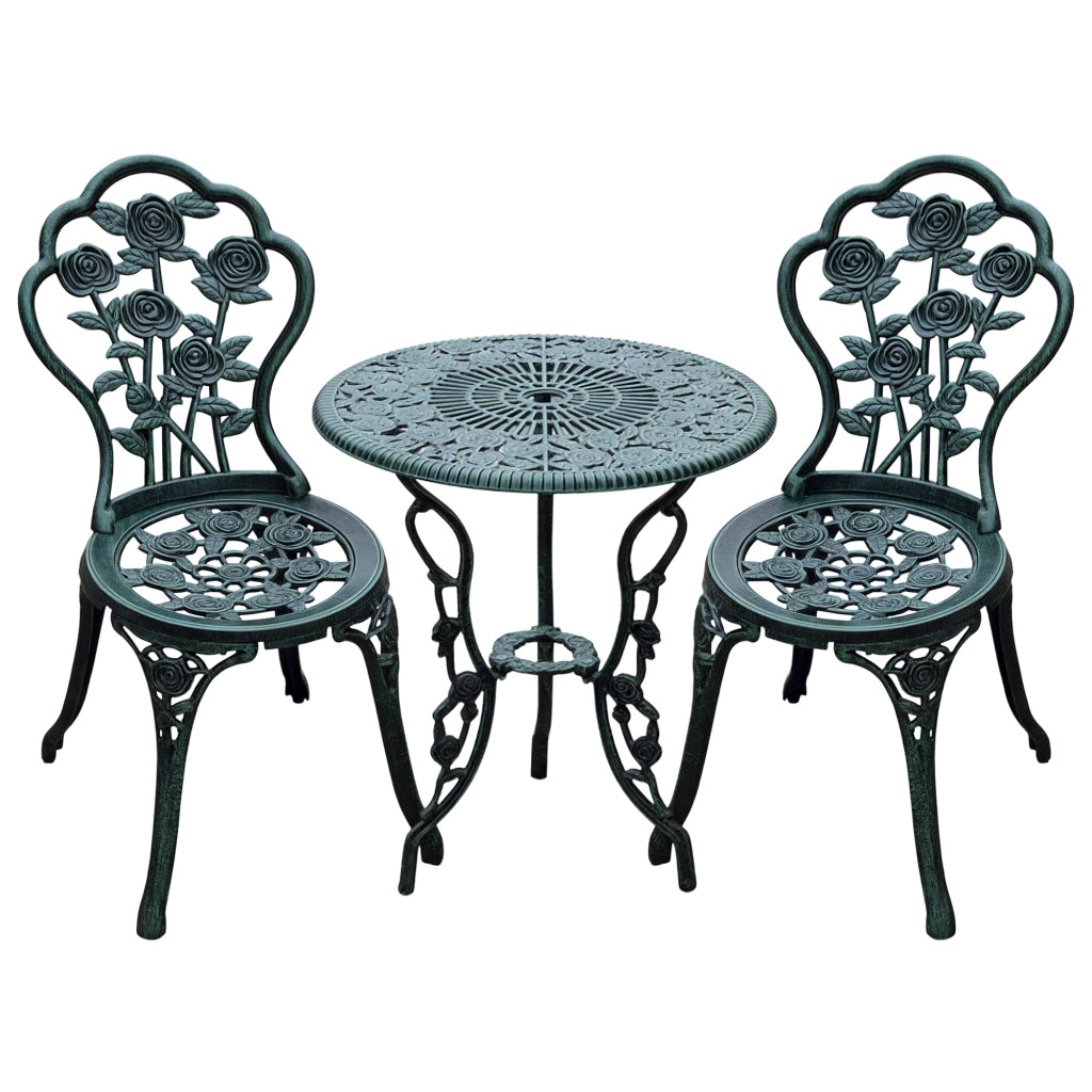 Set Bistrot 2 Posti per Esterno ¨C Zephmum ¨C Antracite Gussaluminium