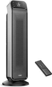 Verdunatore 24" riscaldamento spaziale - riscaldamento rapido silenzioso - riscaldamento elettrico portatile - telecomando - anticipo di surriscaldamento - riscaldamento ceramico oscillante - riscaldamento per camera da letto ufficio - per uso interno.