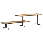 Mobile TV multimediale scaffale TV credenza mobile TV sala da pranzo soggiorno camera da letto 160 x 30 x 40 cm legno massello di mango marrone 02_0026052