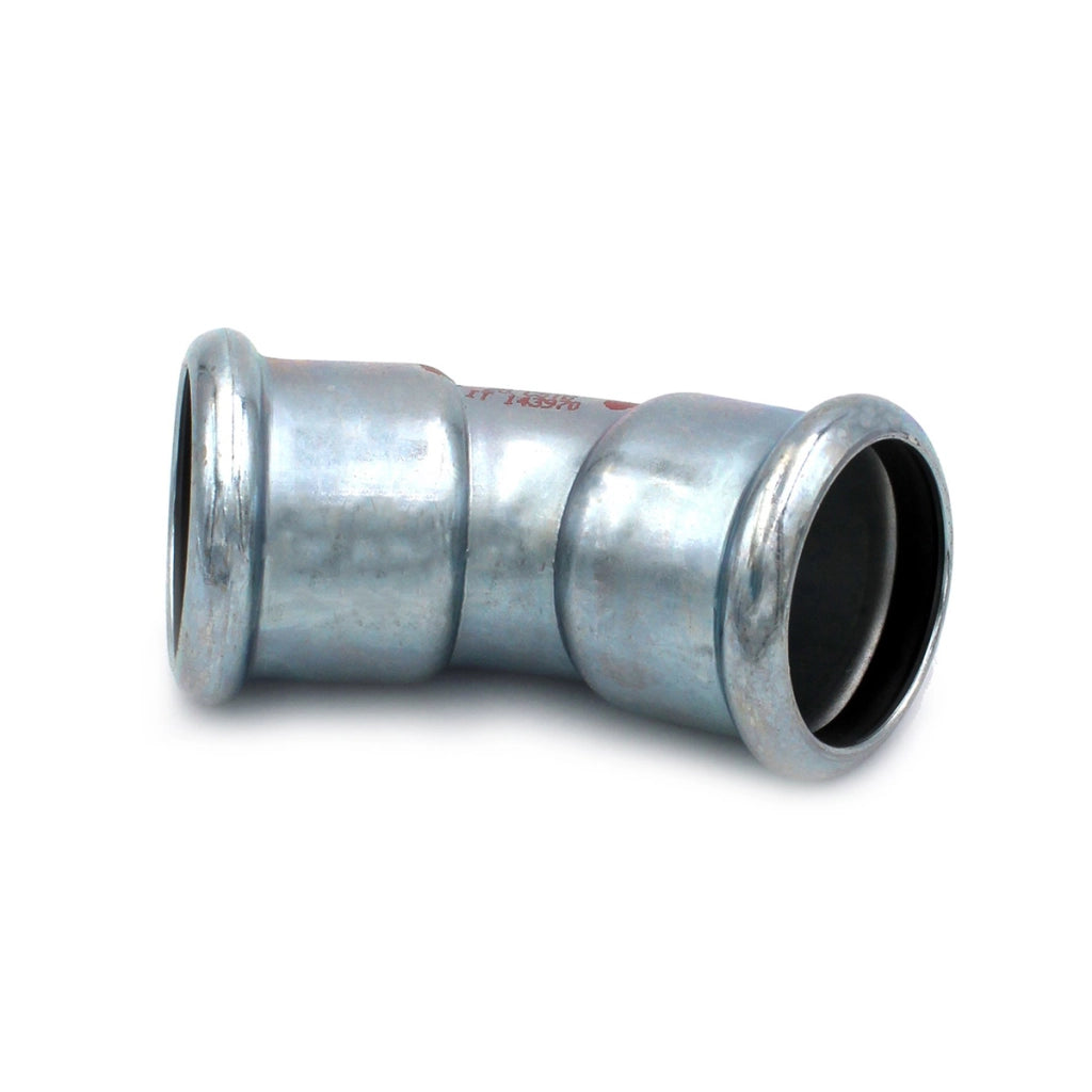 CURVA 45Â° FF  A PRESSARE IN ACCIAIO CARBONIO STEEL PRES- Diam. 54- R.M.- pezzi 1