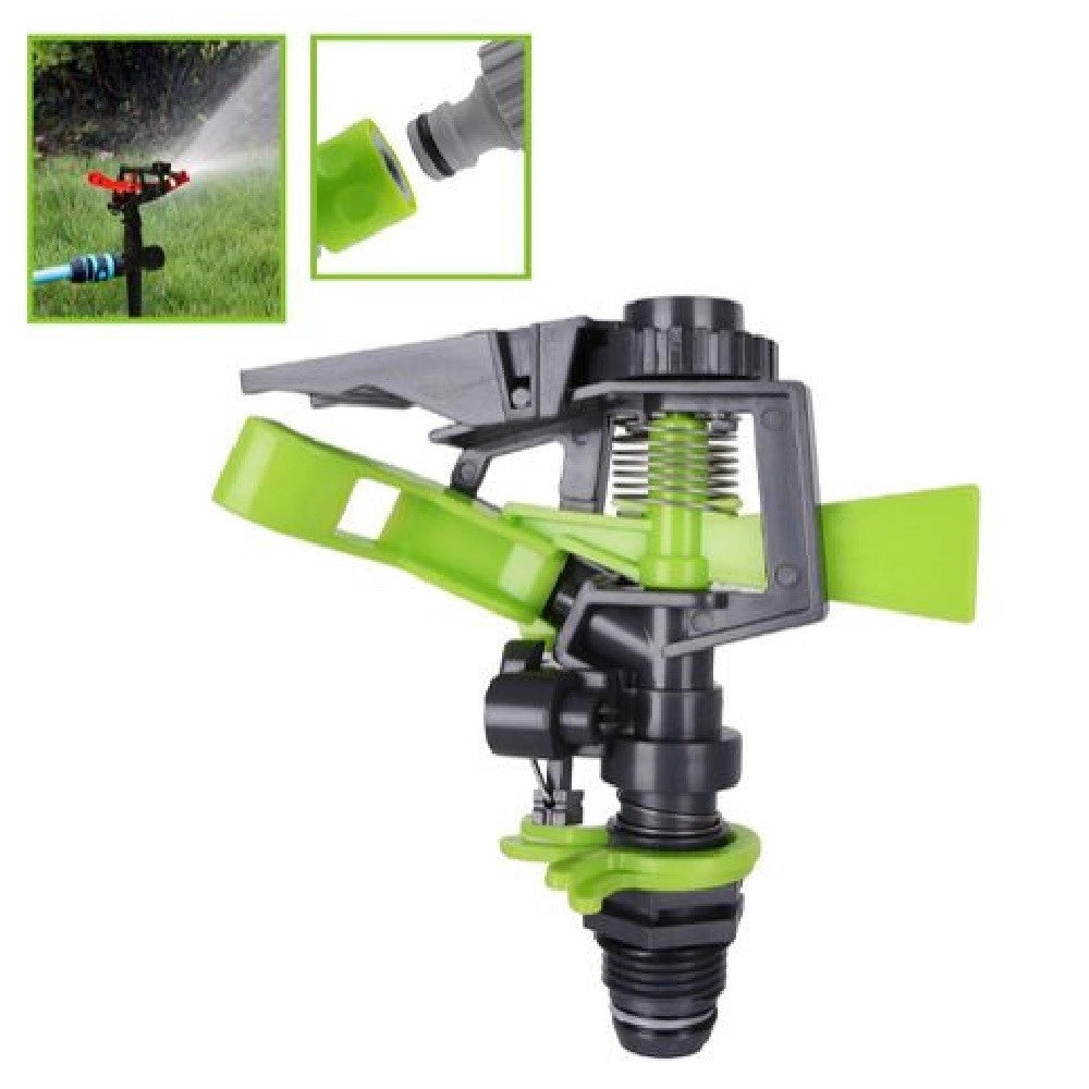 Trade Shop - Irrigatore A Settori In Abs Regolazione Gittata Copertura 450 Metri Quadri 94749 -