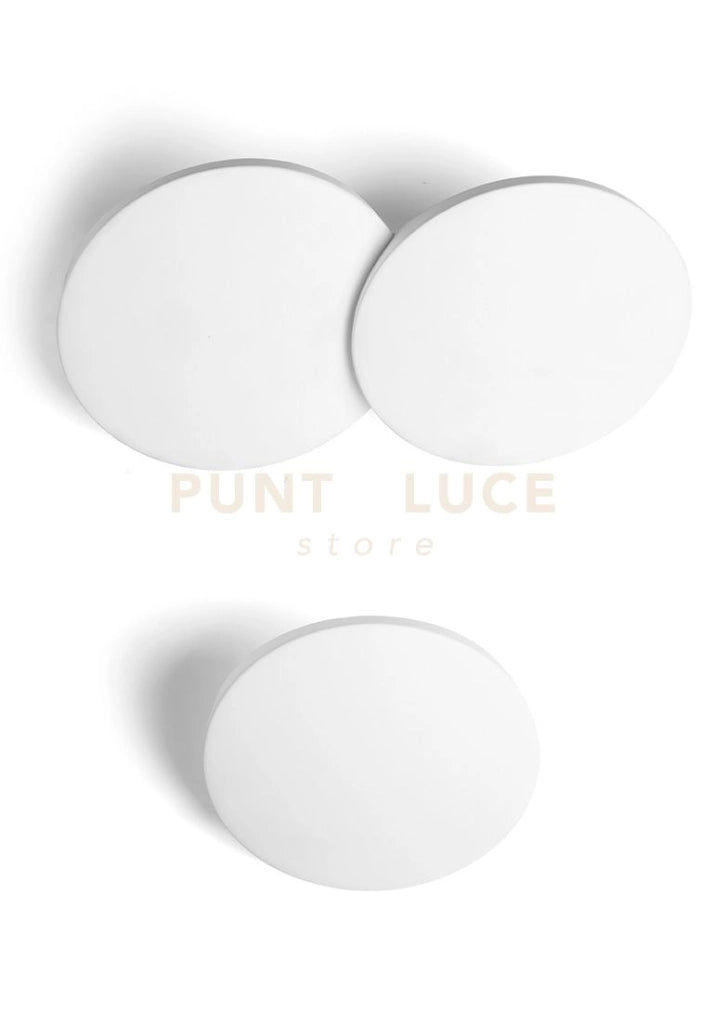 PATRA applique da parete 2 Luci attacco GX53 in gesso bianco 148cm