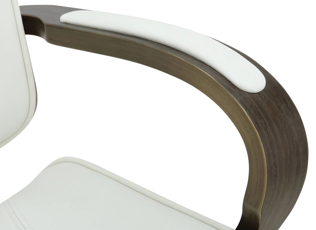Sedia da ufficio Dayton bianco/grigio