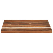 Piano Tavolo | Superficie Tavolo | Piano Scrivania Quadrato 70x70 cm 25-27 mm in Legno di Recupero