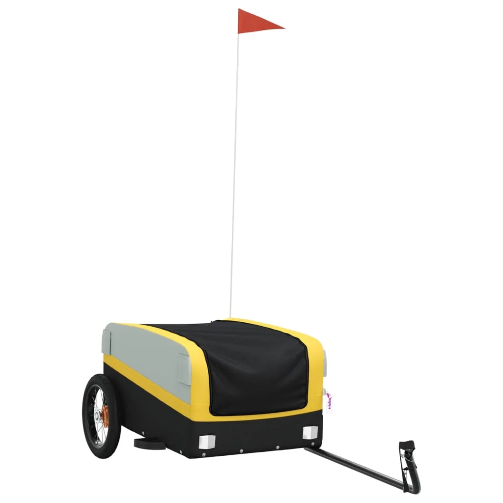 Rimorchio per trasporto biciclette 30 kg ferro giallo 02_0044136