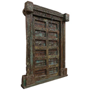 Porta in legno marrone 164x34x220h cm