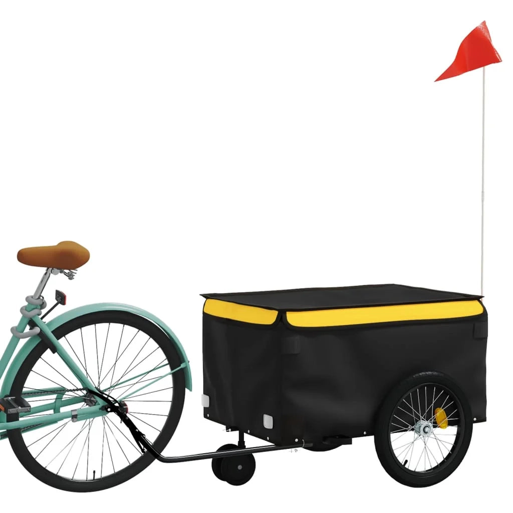 Rimorchio per trasporto biciclette 30 kg ferro giallo 02_0044140